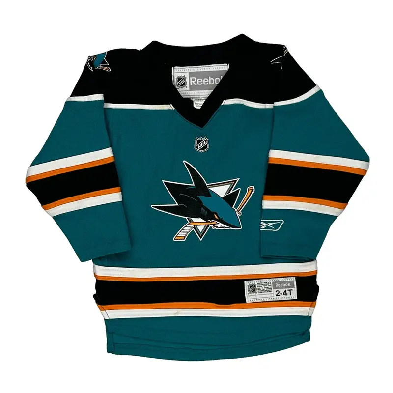 Age 2-4 Reebok Nhl Jersey - 2XS Black Polyester