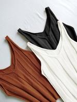 Women's Plain V Neck Sweater Vest, Casual Sleeveless Knit Top for Summer, Tank Tops for Women, Tops for Women, Lady Basic Co...