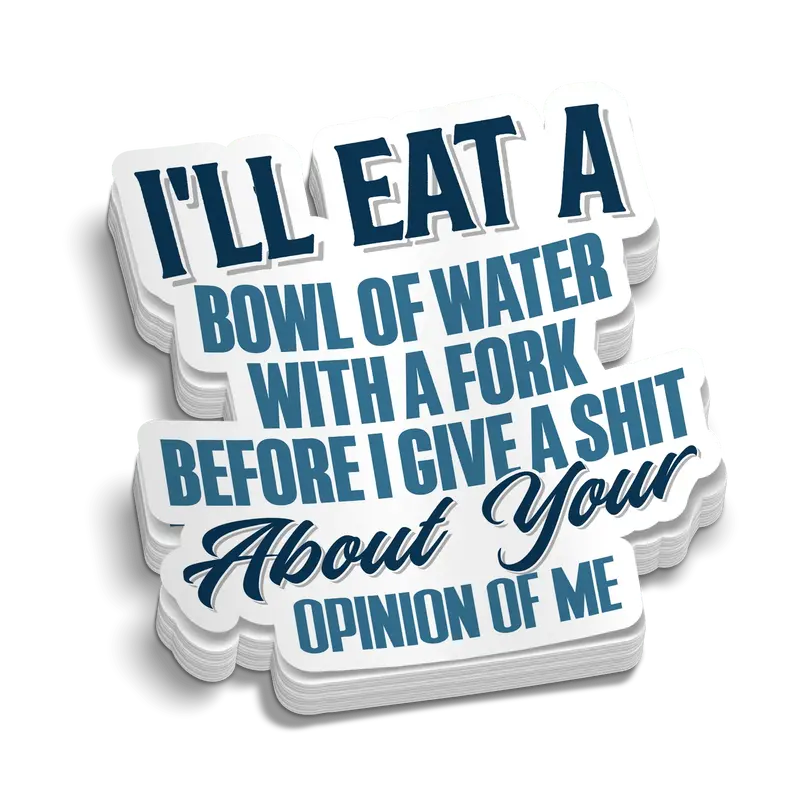 Opinion Of Me - Hard Hat Decal