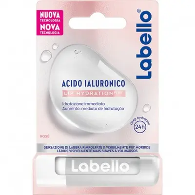 Labello Lip Balm Hyaluronic Acid Hydration Plus Rose` 5.2 Ml