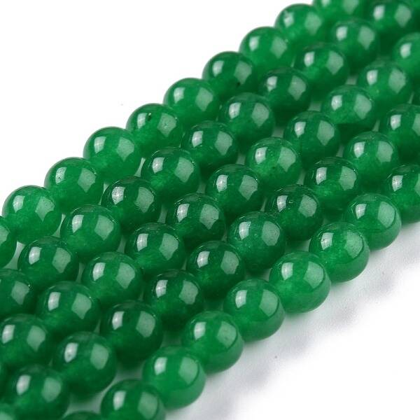 Natural White Jade Beads