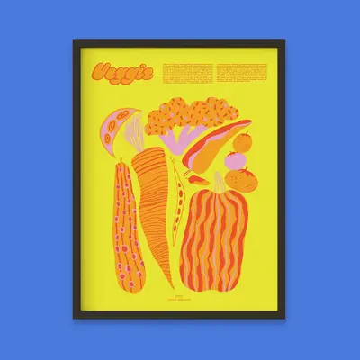 Veggie Fun Facts Print