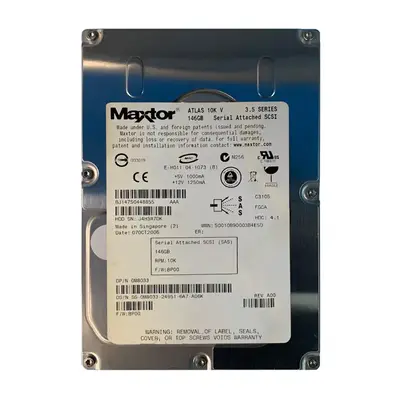 SG-0M8033 Dell 146GB 10000RPM SAS 3Gb/s 3.5-Inch 16MB Cache Hot Swap Hard Drive