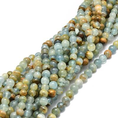 Natural Blue Calcite Beads Strands