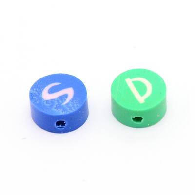 Handmade Polymer Clay Colours Beads