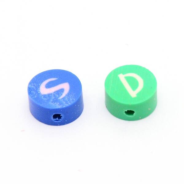 Handmade Polymer Clay Colours Beads
