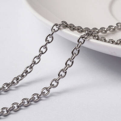 Tarnish Resistant 304 Stainless Steel Cable Chains