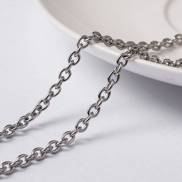 Tarnish Resistant 304 Stainless Steel Cable Chains