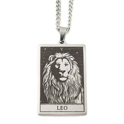 Non-Tarnish 304 Stainless Steel Tarot Pendant Necklaces