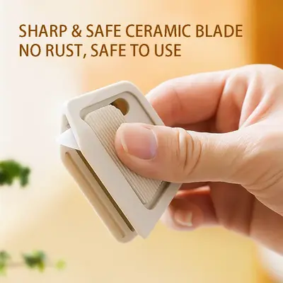 Portable Ceramic Box Cutter Knife With Automatic Rebound and Magnetic Suction, Unpacking tools