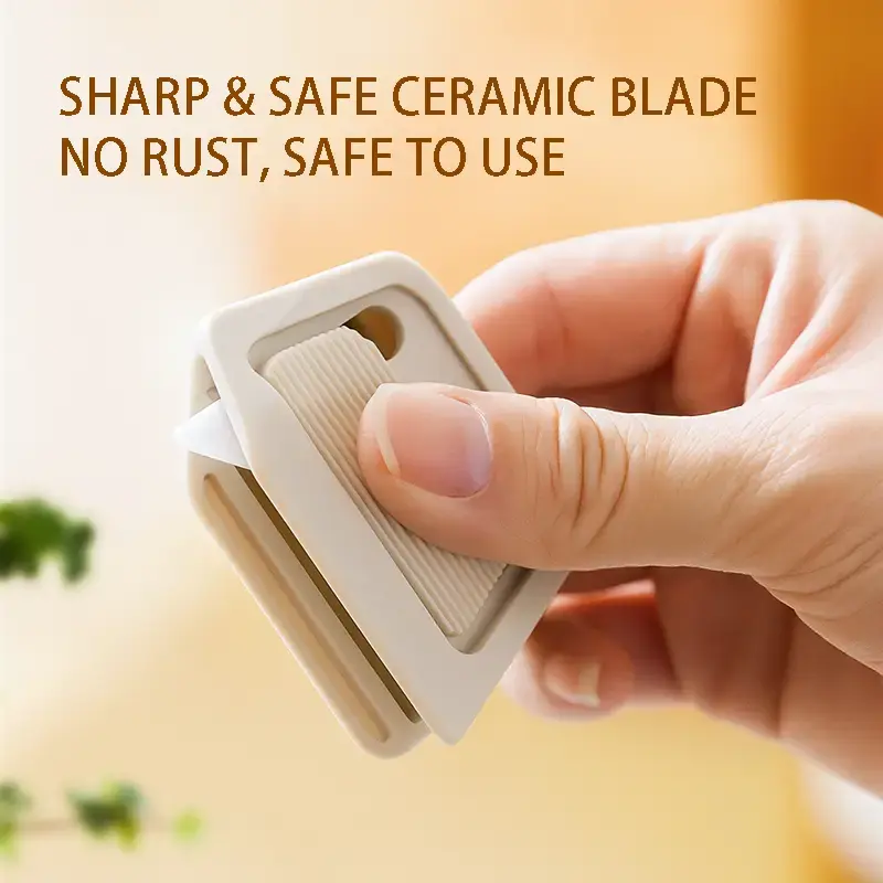 Portable Ceramic Box Cutter Knife With Automatic Rebound and Magnetic Suction, Unpacking tools