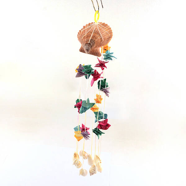 Dyed Seashell Aeolian Bells