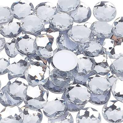 1 Box 60Pcs Self-Adhesive Acrylic Rhinestone Stickers