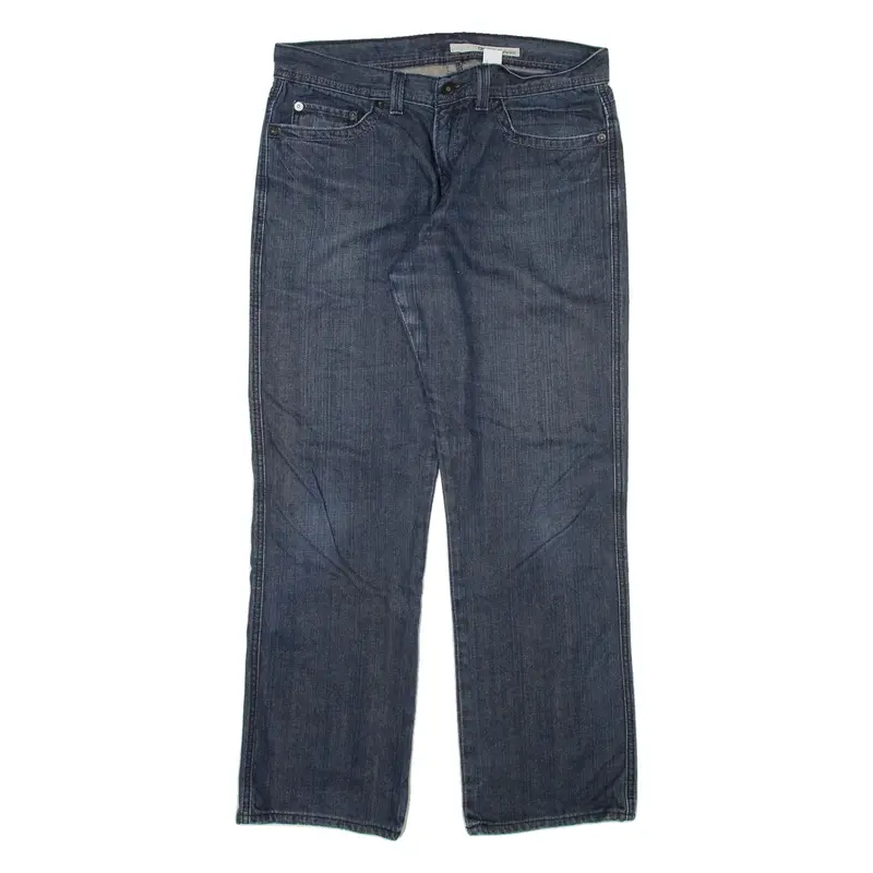 DKNY Mens Jeans Blue Regular Straight W34 L30