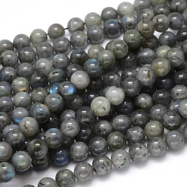 Natural Labradorite Round Bead Strands