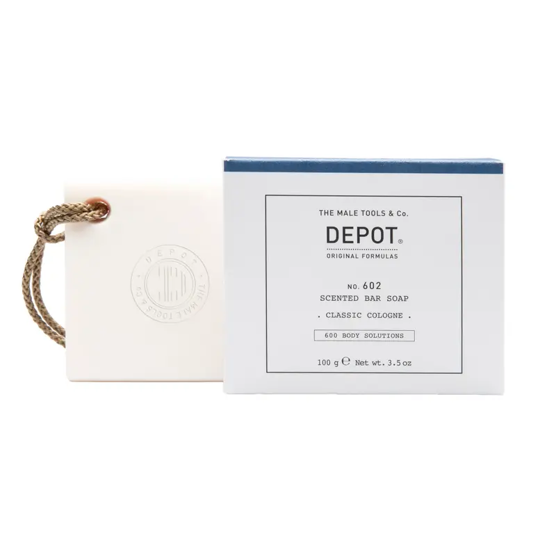 Depot, 600 Body Solutions No. 602, Botanical Complex, Cleanser, Classic Cologne, Scented Soap, Floral Notes, 100 g