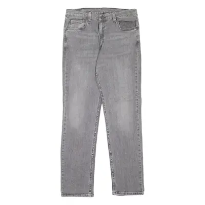 LEVI'S 511 Jeans Mens Grey Slim Straight W34 L32