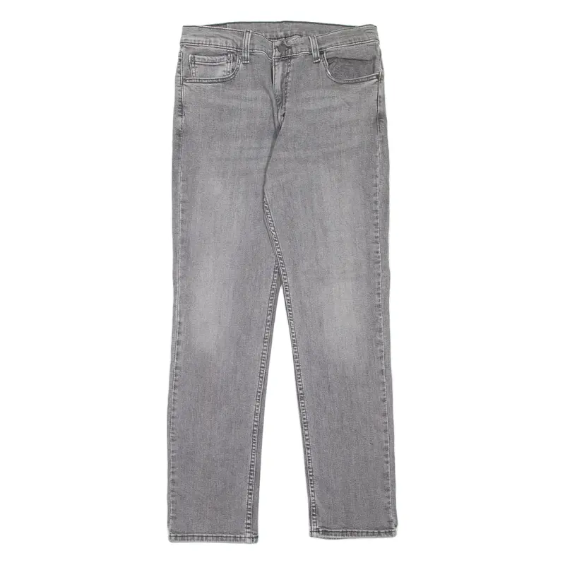 LEVI'S 511 Jeans Mens Grey Slim Straight W34 L32