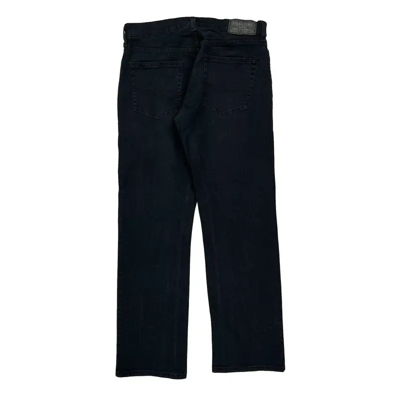 Signature By Levis Jeans - 32W 31L Black Cotton Blend