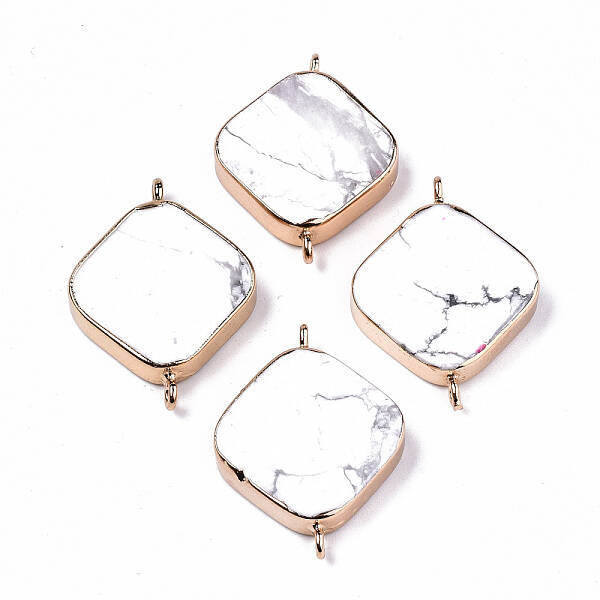Natural Howlite Links Connectors