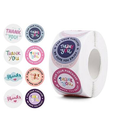 500Pcs Roll Stickers