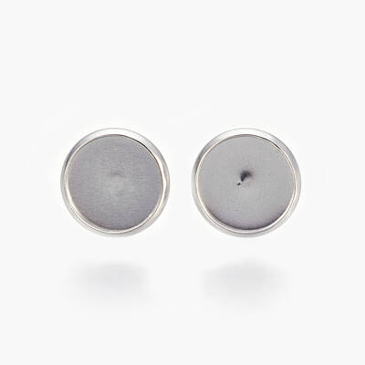 Tarnish Resistant Eco-Friendly 316 Surgical Stainless Steel Stud Earring Settings