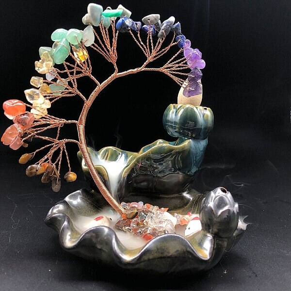 Gemstone Chips Tree Decorations