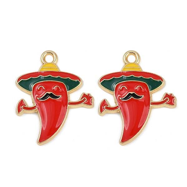 Cinco De Mayo Theme Alloy Enamel Pendants