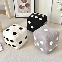 Dice Shaped Throw Pillow, 1 Count Creative Decorative Cushion, Soft Comfortable Pillow for Home Living Room Bedroom Sofa Bed,...