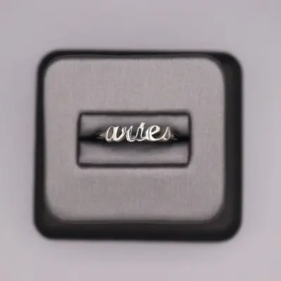 Sterling Silver Rings - Zodiac Fire and Air Signs