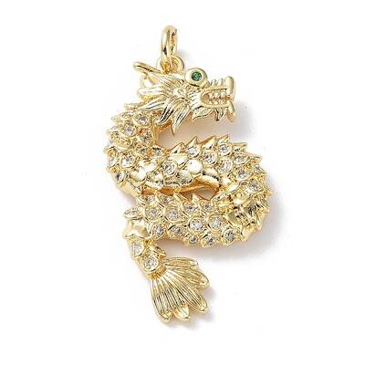 Rack Plating Brass Micro Pave Cubic Zirconia Pendants