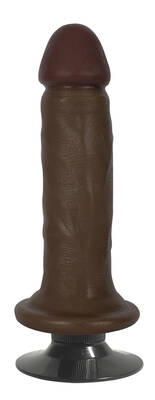 Jock 6 Vibrating Dong No Balls Chocolate