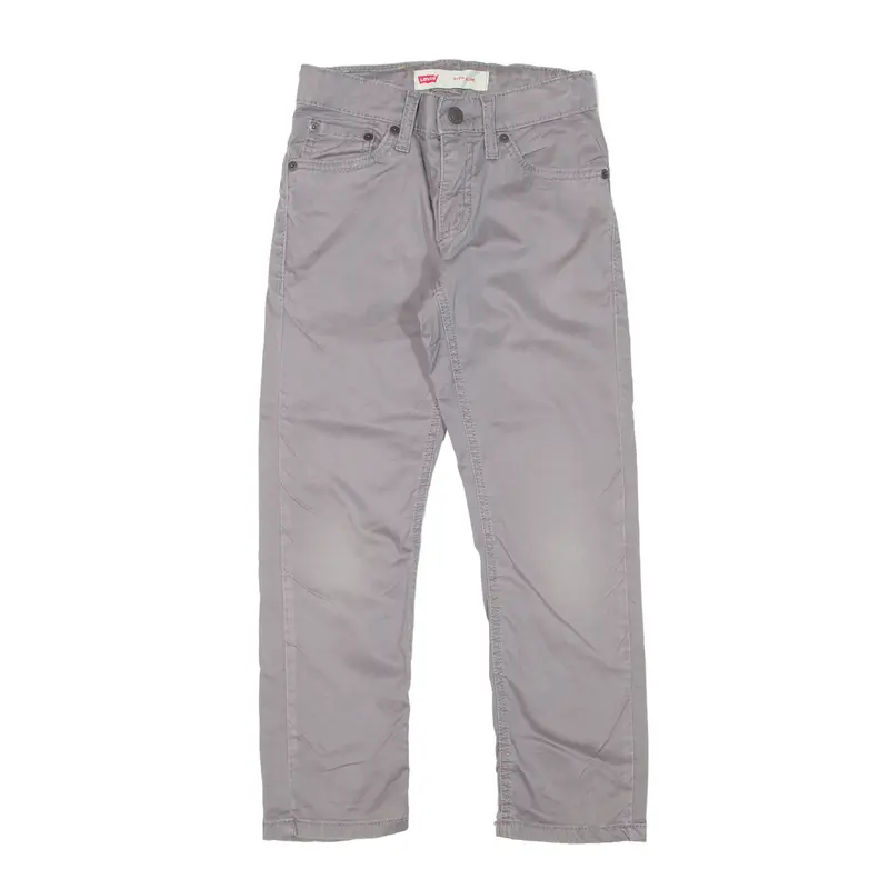 LEVI'S 511 Trousers Grey Slim Straight Boys W24 L22