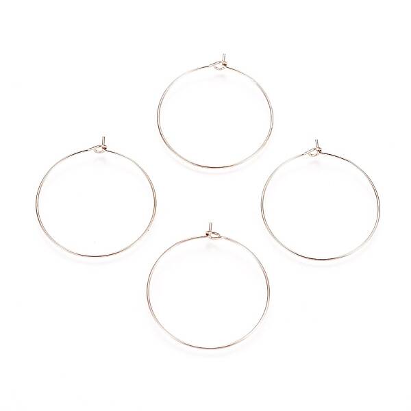 Ion Plating(IP) 316L Surgical Stainless Steel Hoop Earring Findings
