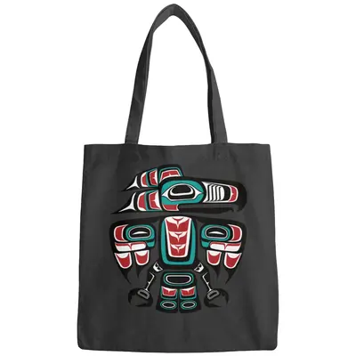 Haida Tlingit Native Raven Totem Bags