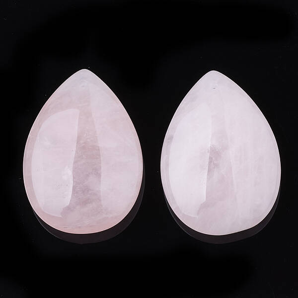 Natural Rose Quartz Pendants