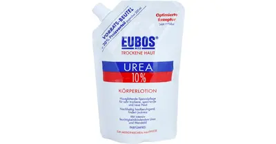 Eubos Dry Skin Urea 10% Moisturizing Body Milk For Dry Skin Anti-Itching Refill 400 Ml