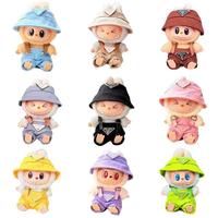 6.7inch Labubu Clothes Set, Hat & Overalls Setfor 17cm Labubu Accessories Suit, Cute Clothesfor Labubu Dress up Unique Style