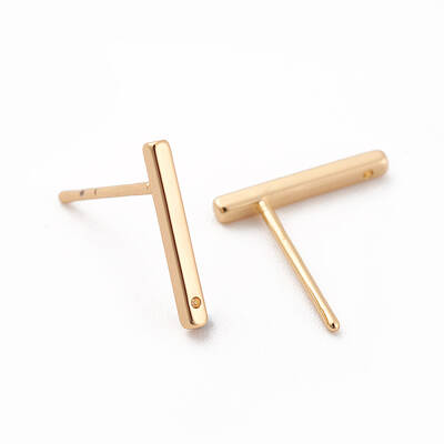 Brass Stud Earring Findings