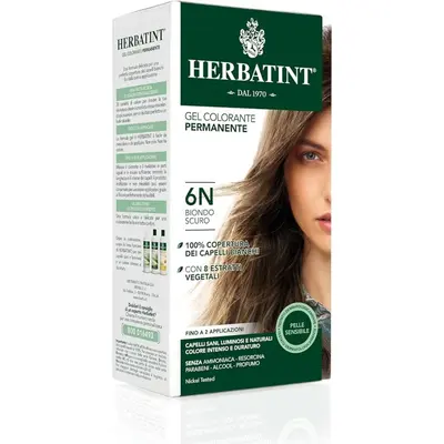 Permanent Coloring Gel 6N Dark Blonde Herbatint 170ml
