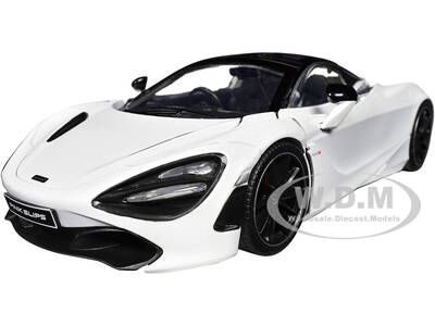 McLaren 720S White Metallic with Black Top \