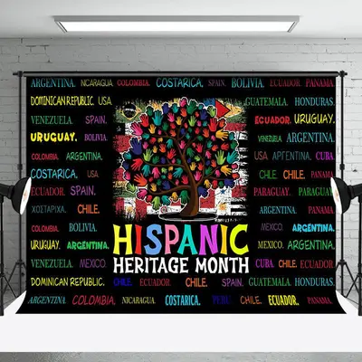 Aperturee Trees Names Black Hispanic Heritage Month Backdrop - Aperturee