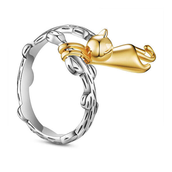 Real 24K Gold Plated 925 Sterling Silver Finger Rings