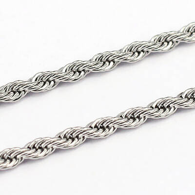 Tarnish Resistant 304 Stainless Steel Rope Chains