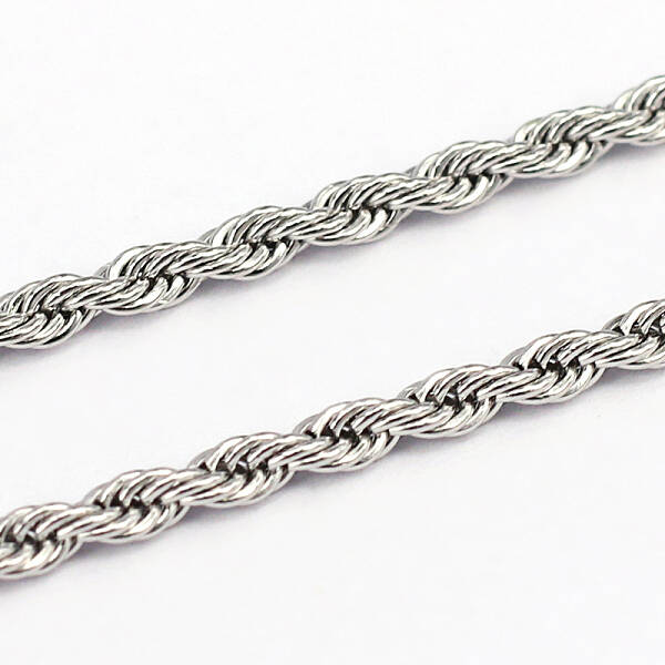 Tarnish Resistant 304 Stainless Steel Rope Chains