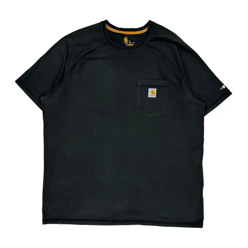 Carhartt T-Shirt - XL Black Cotton Blend