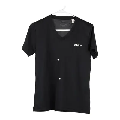 Adidas T-Shirt - Medium Black Polyester