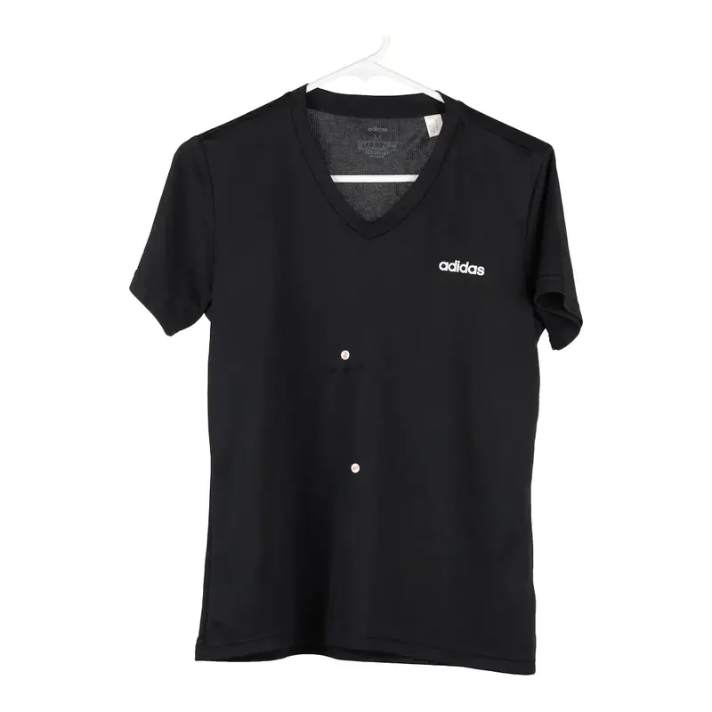 Adidas T-Shirt - Medium Black Polyester