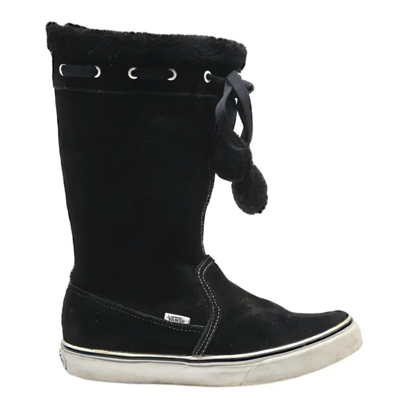 VANS High Boots Black Suede Womens UK 4.5