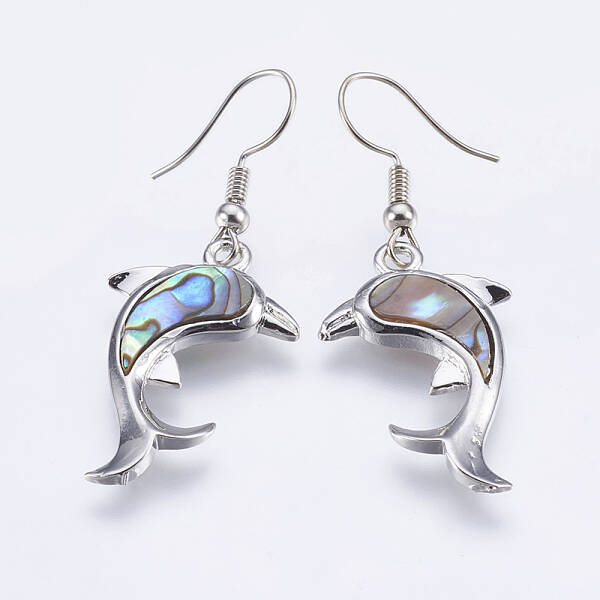 Abalone Shell/Paua Shell Dangle Earrings